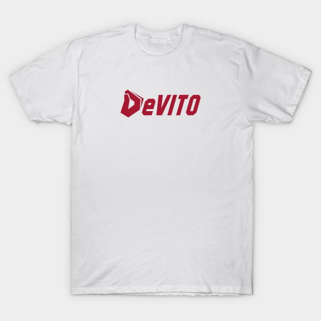 Tommy DeVito - Red T-Shirt by JJFDesigns